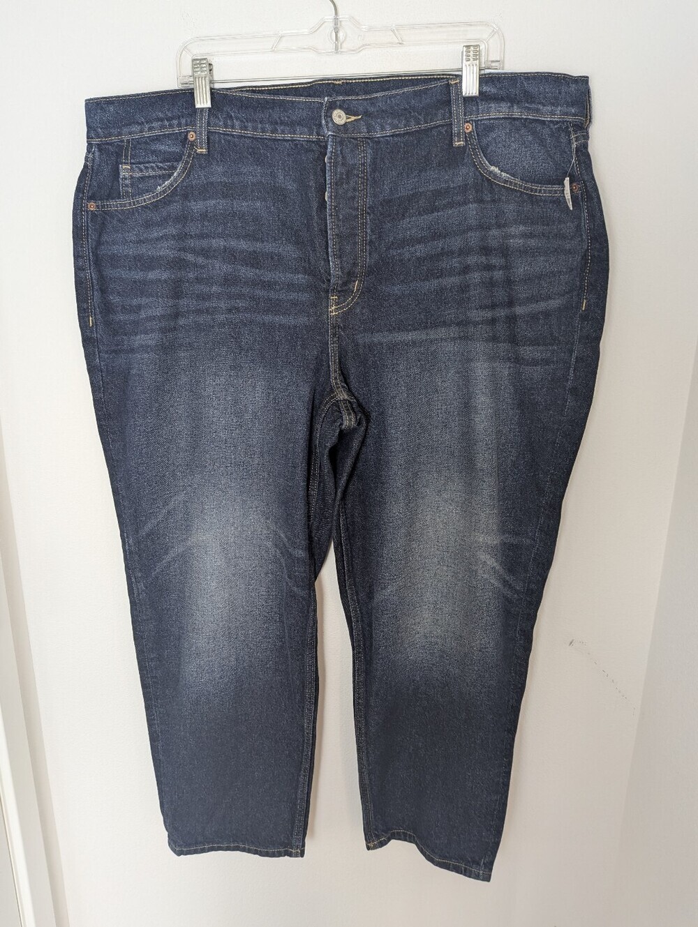 OLD NAVY SKY-HI STRAIGHT EXTRA HIGH RISE WOMEN'S BLUE JEANS Size 20 Short New